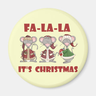 Fa La La Christmas T-shirts and gifts Magnet