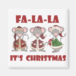 Fa La La Christmas T-shirts and gifts Magnet