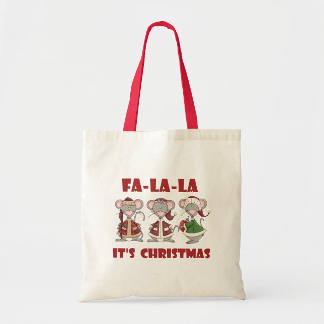 Fa La La Christmas T-shirts and gifts Tote Bag (Front)