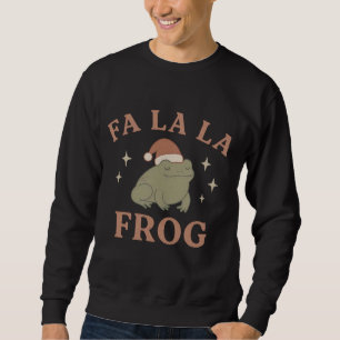 Fa La La Frog Men’s Christmas Sweatshirt