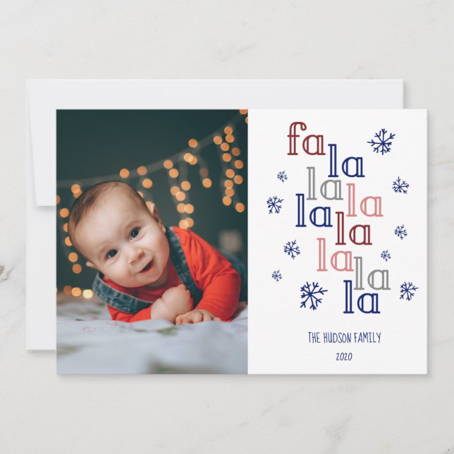 Fa La La | Holiday Card (Front)