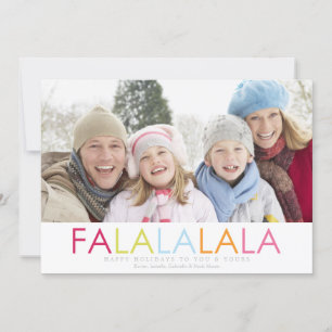 Fa La La Holiday Card