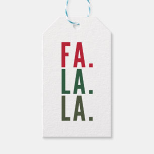 Fa La La La, Cheerful Holiday Labels