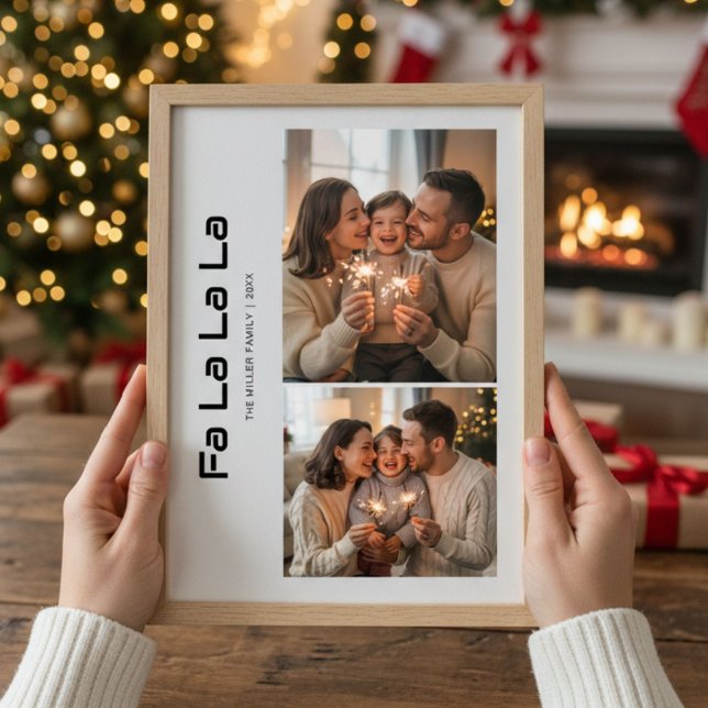Fa La La La Family Christmas Card (Creator Uploaded)