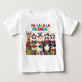 Fa-La-La-La Friends! – Adorable Christmas Animals  Baby T-Shirt
