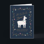 Fa La La La Llama Christmas Holiday Card<br><div class="desc">These adorable Fa La La La Llama Christmas cards are a great way to show your friends and family you are thinking about them this holiday season!</div>