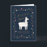 Fa La La La Llama Christmas Holiday Card<br><div class="desc">These adorable Fa La La La Llama Christmas cards are a great way to show your friends and family you are thinking about them this holiday season!</div>