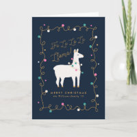 Fa La La La Llama Christmas