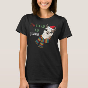 Fa La La La Llama Christmas T-Shirt