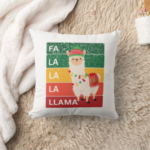 FA LA LA LA LLAMA CUSHION
