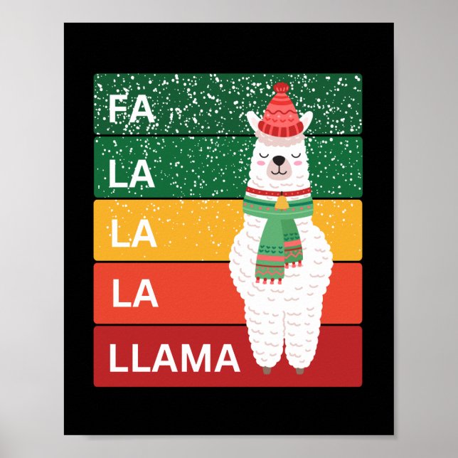 FA LA LA LA LLAMA POSTER (Front)
