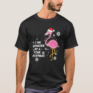 Fa La La La Mingo Flamingo Christmas Xmas Pajama T-Shirt