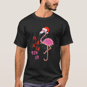 Fa La La La Mingo-Flamingo For Christmas Xmas T-Shirt