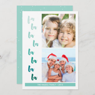 Fa la la la Ombre Christmas Holiday