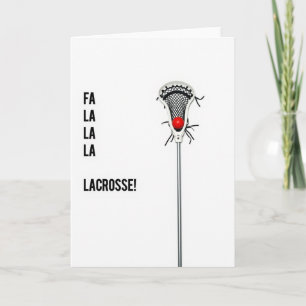 Fa La La Lacrosse Holiday Card