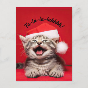 Fa-la-la-lalahhhh! Postcard
