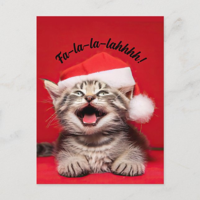 Fa-la-la-lalahhhh! Postcard (Front)