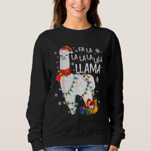 Fa La La Llama  Christmas  Christmas Lllama Sweatshirt
