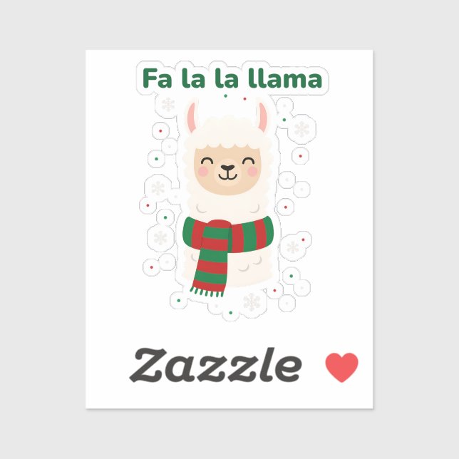Fa La La Llama Cute Christmas (Sheet)