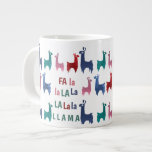 Fa La La Llama Jumbo Mug<br><div class="desc">Festive holiday jumbo mug.</div>