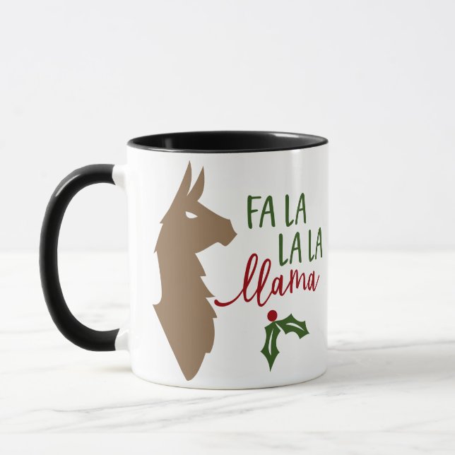 FA LA LA LLAMA MUG (Left)
