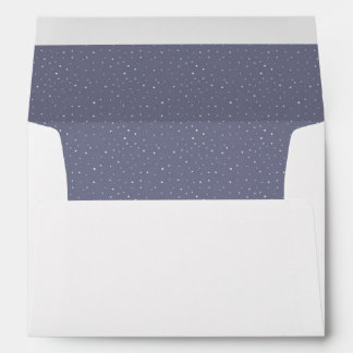 Fa La La Love Christmas Blue Snow Envelope