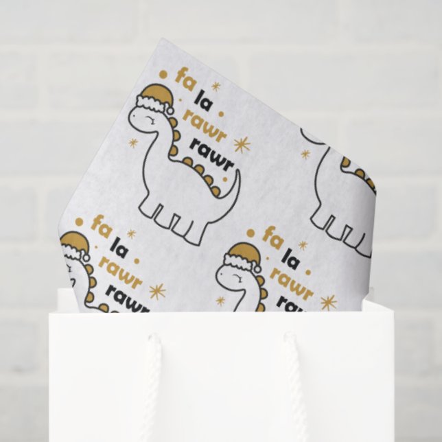 Fa La Rawr Rawr Dinosaur Tissue Paper (Gift Bag)