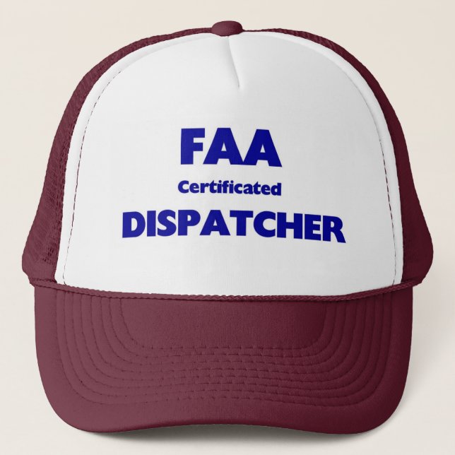 FAA Certificated Dispatcher Trucker Hat (Front)