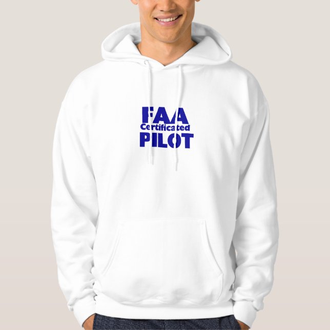 FAA Certificated Pilot Hoodie (Front)