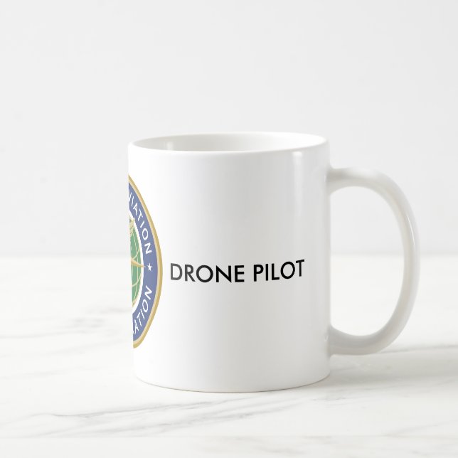 FAA CERTIFIED DRONE PILOT MUG (Right)
