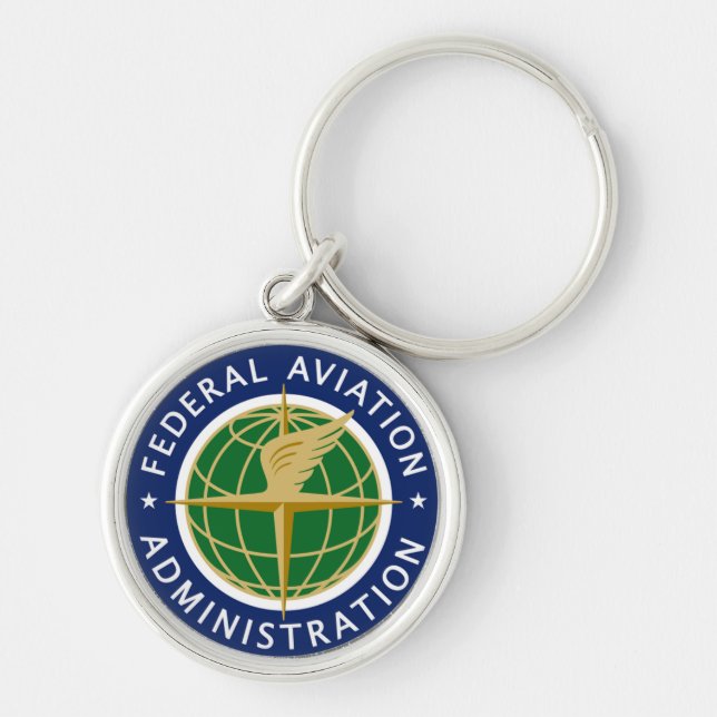 FAA federal aviation administration Key Ring (Front)
