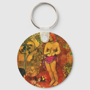 Faa Iheihe By Paul Gauguin (Best Quality) Key Ring