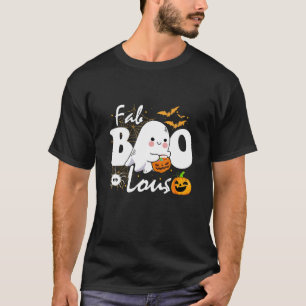 Fab Boo Lous Cute Ghost Halloween T-Shirt