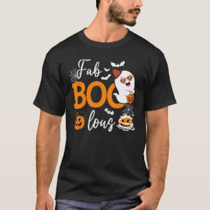 Fab Boo Lous Cute Ghost Halloween T-Shirt