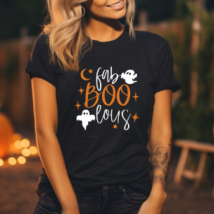 fab Boo lous Funny Ghost Womens Halloween T-Shirt