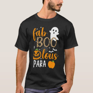 Fab Boo Lous Para Ghost Halloween T-Shirt