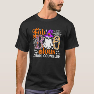 Fab Boo Lous School Counselor Funny Halloween Cost T-Shirt