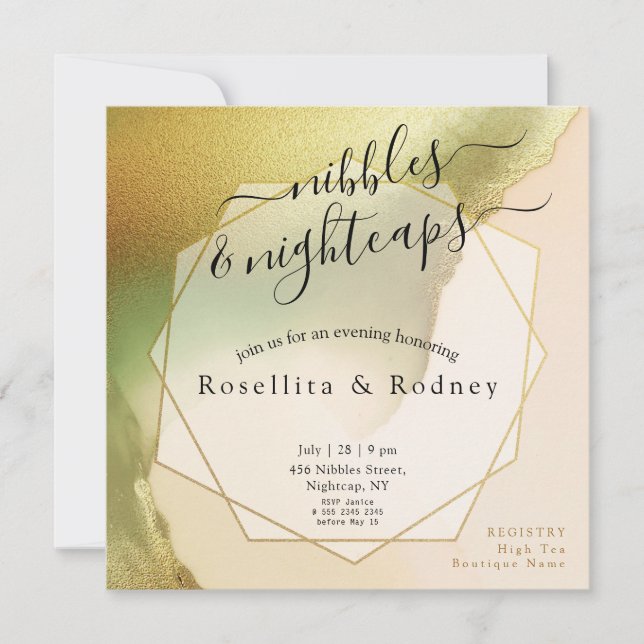 Fab Chartreuse 🤵 Bold & Stylish Budget Wedding Invitation (Front)