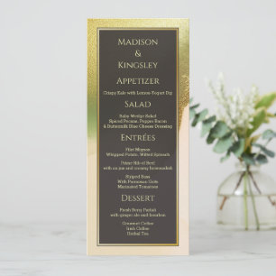 Fab Chartreuse 💚 Bold & Stylish Budget Wedding Menu