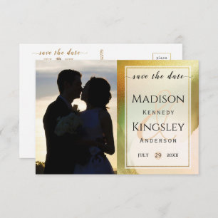 Fab Chartreuse 🤵 Bold & Stylish Budget Wedding Save The Date