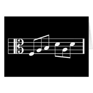 Fab Dad Music Note Father's Day Card Alto Clef