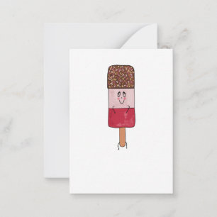 Fab popsicle, ice lolly theme card