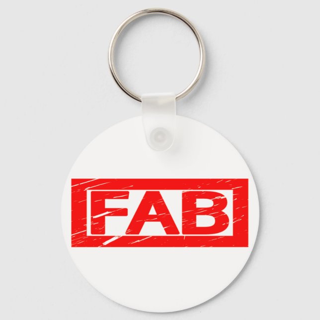 Fab Stamp Key Ring (Front)