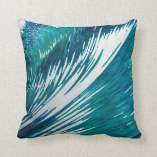 Fab Wave Decor Pillow; Many sizes by Margaret Juul Cushion