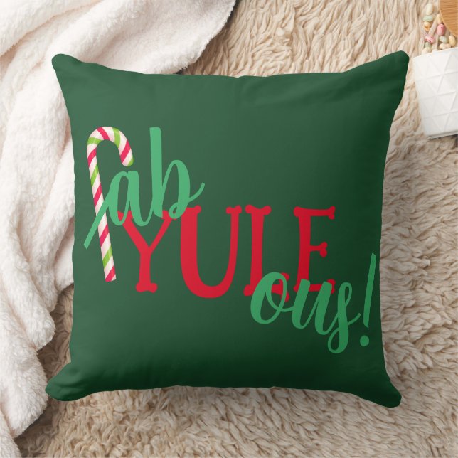Fab-YULE-ous! Christmas Holiday Cushion (Blanket)