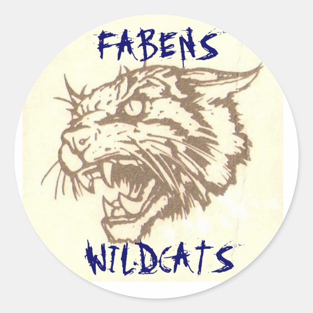 FABENS WILDCATS STICKER (Front)