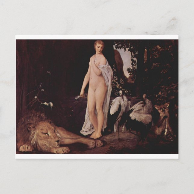 Fable by Gustav Klimt Postcard (Front)