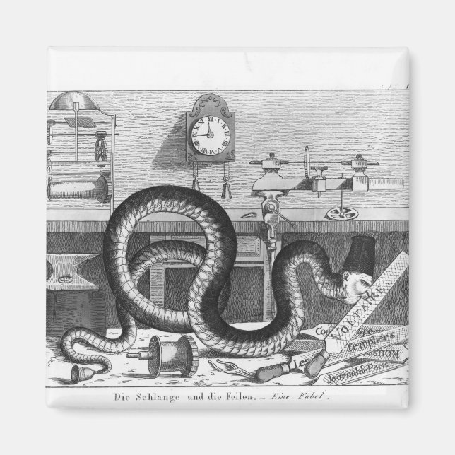 Fable of the Snake and the Files Magnet (Front)