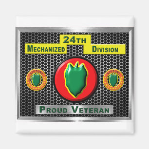 Fabled 24th Mechanized Infantry Division Magnet