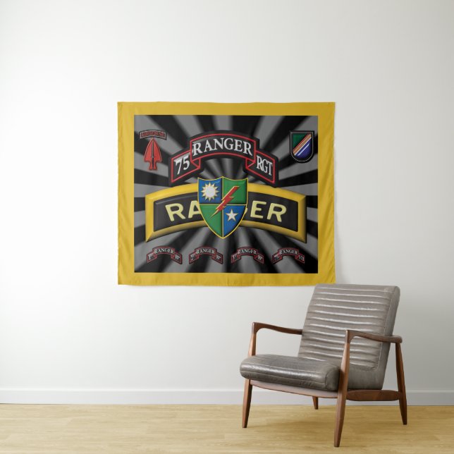 Fabled 75th Ranger Regiment Tapestry (In Situ (Horizontal))